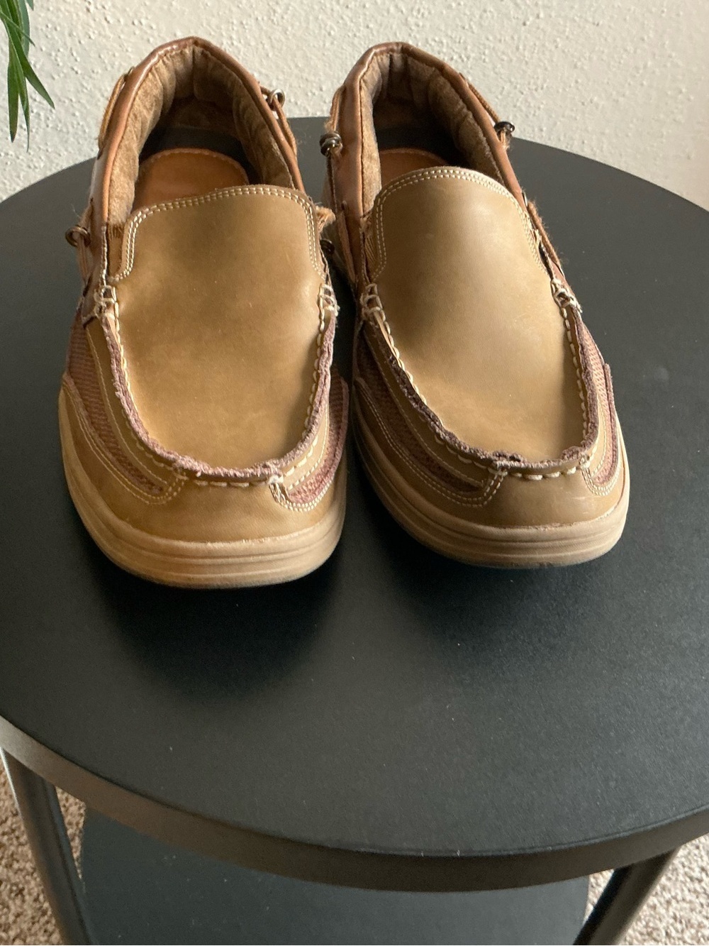 Primigi Men's Slip-On Loafers in Brown and Tan